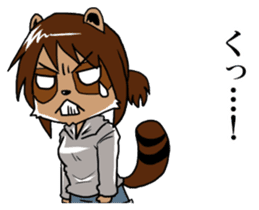 My wife looks like a Tanuki sticker #5737915