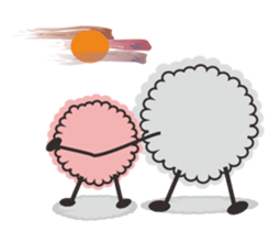 The Gray and The Red sticker #5737977