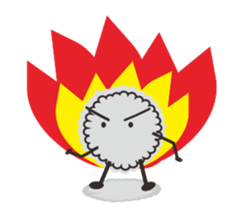 The Gray and The Red sticker #5737995