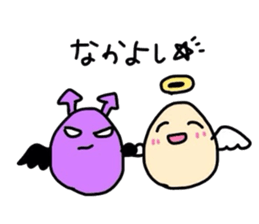 angelchan and devilchan sticker #5738024