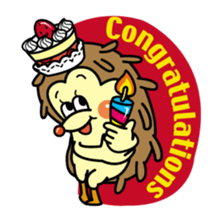 Nut & Rock of hedgehog sticker #5738689