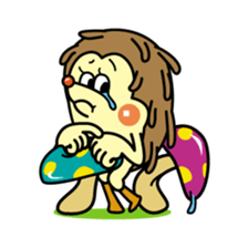 Nut & Rock of hedgehog sticker #5738701