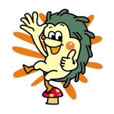 Nut & Rock of hedgehog sticker #5738708