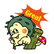 Nut & Rock of hedgehog sticker #5738714