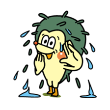 Nut & Rock of hedgehog sticker #5738715