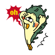 Nut & Rock of hedgehog sticker #5738721