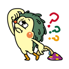 Nut & Rock of hedgehog sticker #5738723