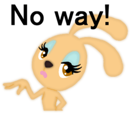 Bunny rabbit.      English version sticker #5738910