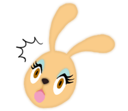 Bunny rabbit.      English version sticker #5738916