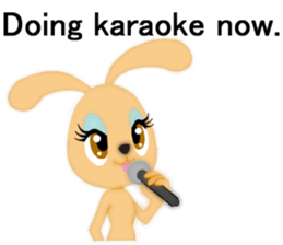 Bunny rabbit.      English version sticker #5738918