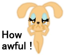 Bunny rabbit.      English version sticker #5738920