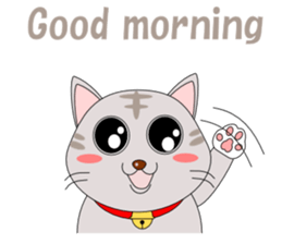 Conversation with cat English sticker #5739045