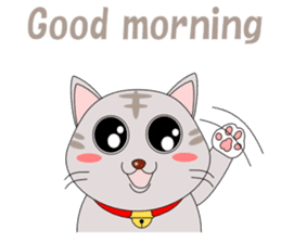 Conversation with cat English sticker #5739045