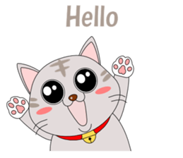 Conversation with cat English sticker #5739046