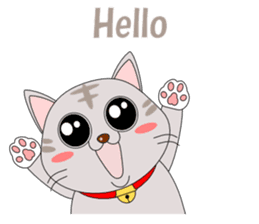 Conversation with cat English sticker #5739046