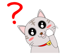 Conversation with cat English sticker #5739050