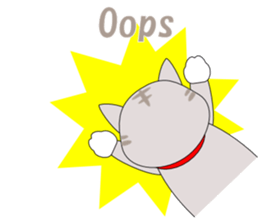 Conversation with cat English sticker #5739054