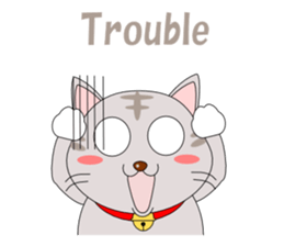 Conversation with cat English sticker #5739058