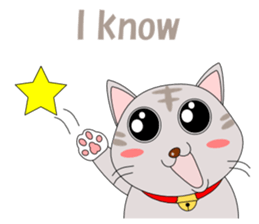 Conversation with cat English sticker #5739059