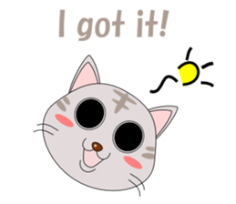 Conversation with cat English sticker #5739061