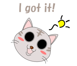 Conversation with cat English sticker #5739061