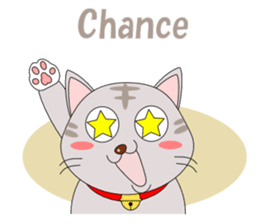 Conversation with cat English sticker #5739064