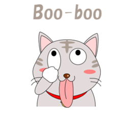 Conversation with cat English sticker #5739066