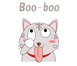 Conversation with cat English sticker #5739066