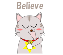 Conversation with cat English sticker #5739072