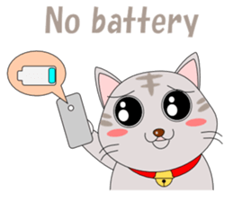 Conversation with cat English sticker #5739081