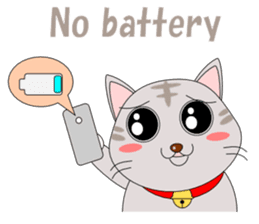 Conversation with cat English sticker #5739081