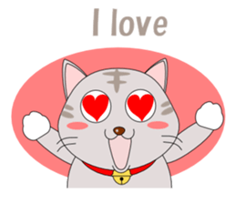 Conversation with cat English sticker #5739082