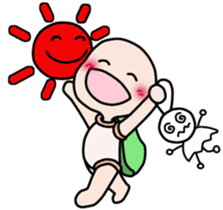 Cute tortoise stamp sticker #5739170