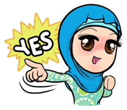 Hijab Pop sticker #5739372