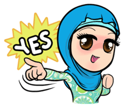 Hijab Pop sticker #5739372