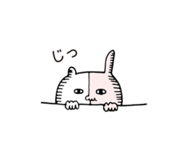 Combined Rabbit & Bear sticker #5739482