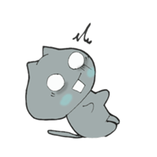 Tension  Cat sticker #5740280