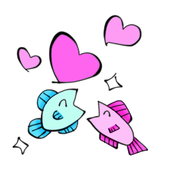 Cute Fish Sticker