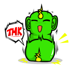 Karoo Hnorn-hoo crazy worm sticker #5740605
