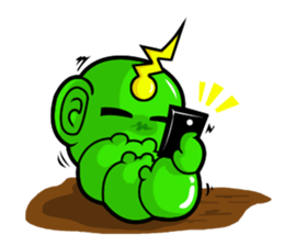 Karoo Hnorn-hoo crazy worm sticker #5740608