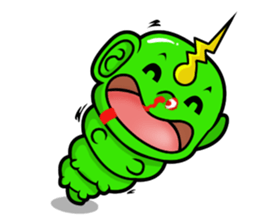 Karoo Hnorn-hoo crazy worm sticker #5740609