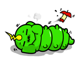 Karoo Hnorn-hoo crazy worm sticker #5740611