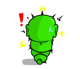 Karoo Hnorn-hoo crazy worm sticker #5740615