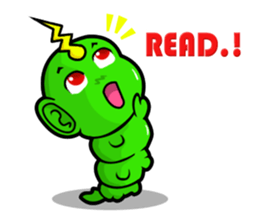Karoo Hnorn-hoo crazy worm sticker #5740617
