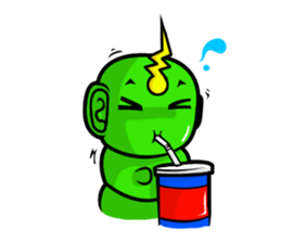 Karoo Hnorn-hoo crazy worm sticker #5740624