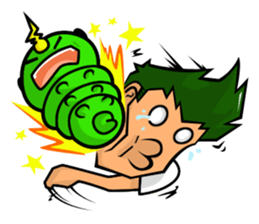 Karoo Hnorn-hoo crazy worm sticker #5740627