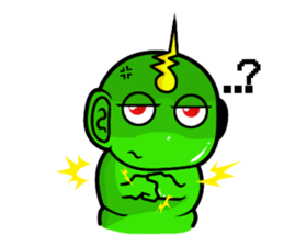 Karoo Hnorn-hoo crazy worm sticker #5740629