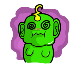 Karoo Hnorn-hoo crazy worm sticker #5740630