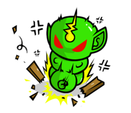 Karoo Hnorn-hoo crazy worm sticker #5740634