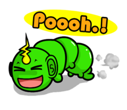 Karoo Hnorn-hoo crazy worm sticker #5740635